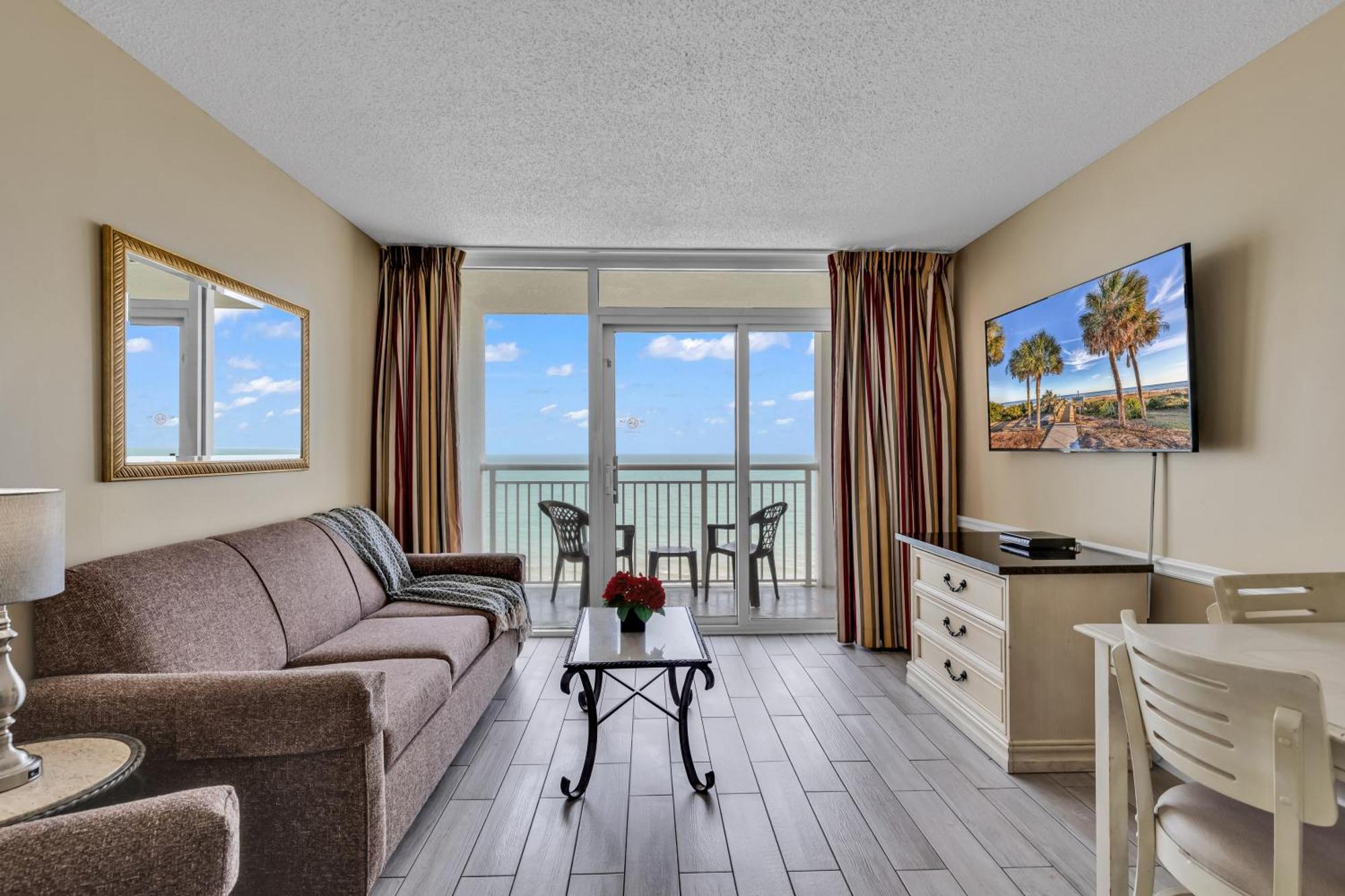 מירטל ביץ' Oceanfront Condo Camelot By The Sea מראה חיצוני תמונה
